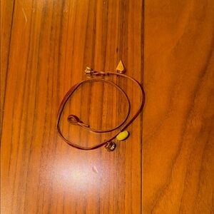 Elegant Brown Wired Earbuds